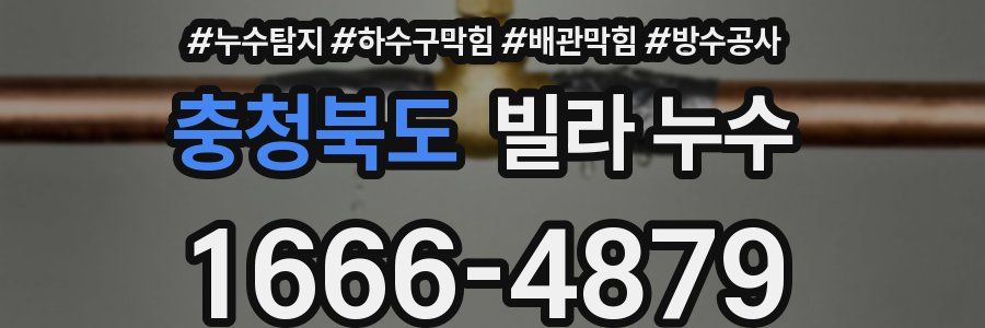 충청북도 빌라 누수