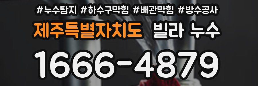 제주특별자치도 빌라 누수