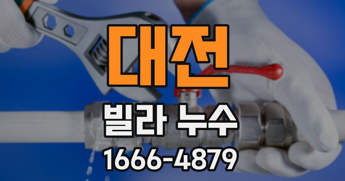 대전 빌라 누수