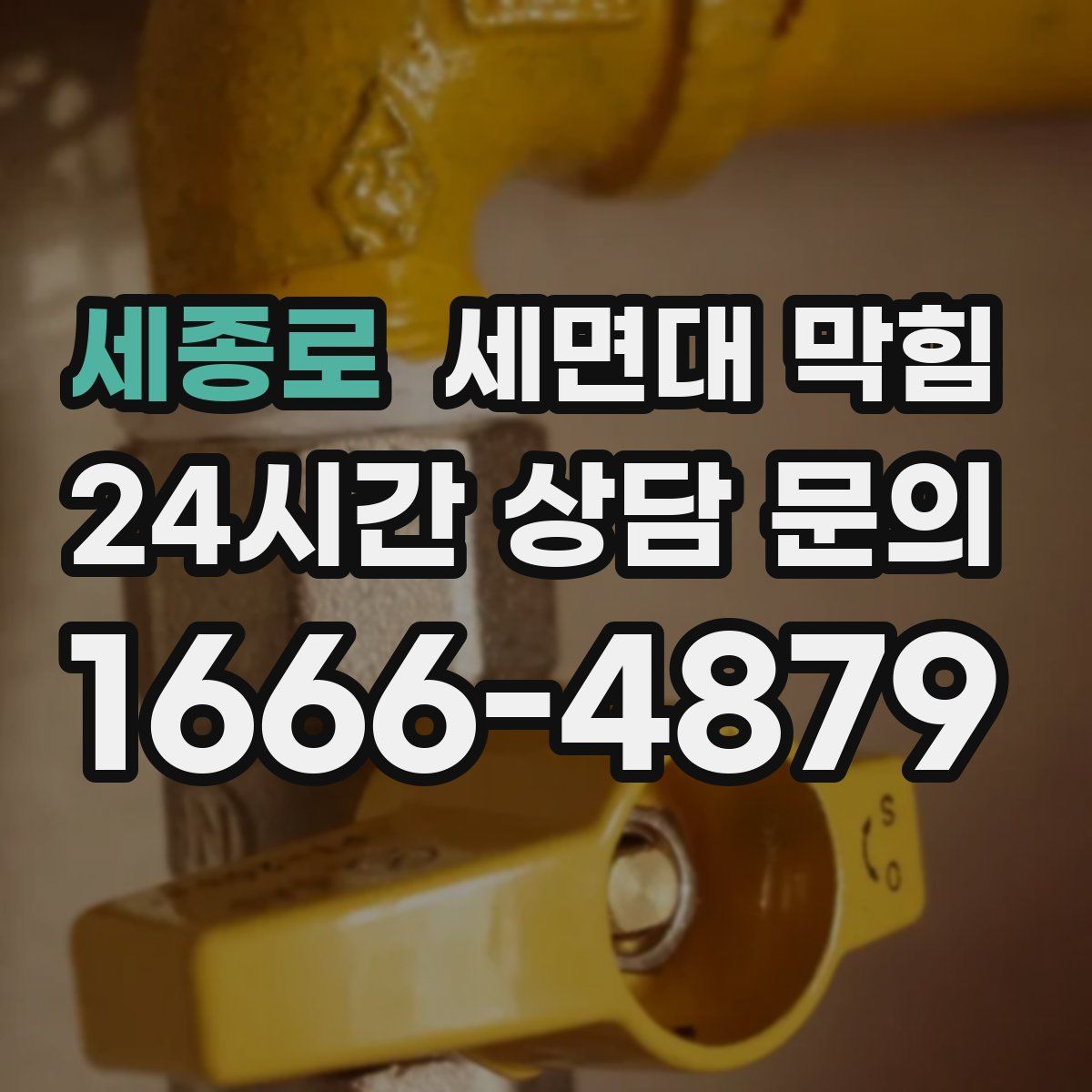 세종로 세면대 막힘