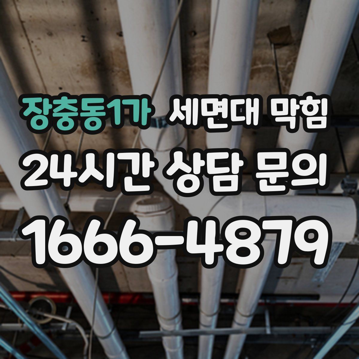 장충동1가 세면대 막힘