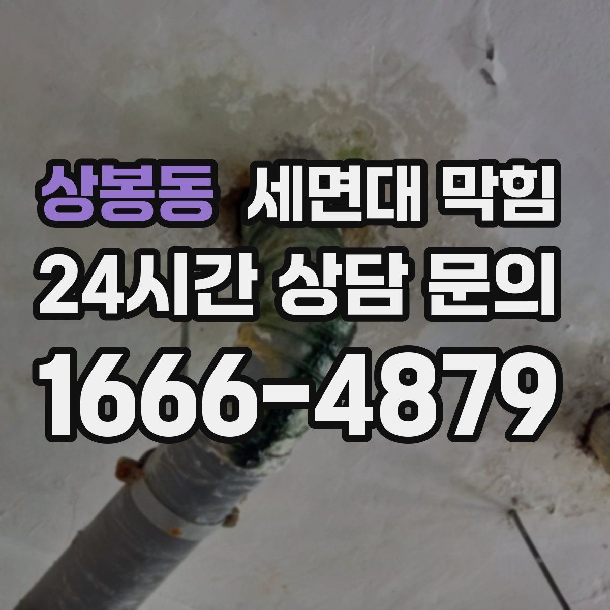 상봉동 세면대 막힘 배수구 커버 아래가 더럽다면 의심하세요
