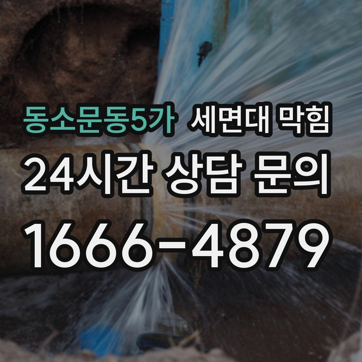동소문동5가 세면대 막힘 머리카락이 엉키는 구간은 어디일까
