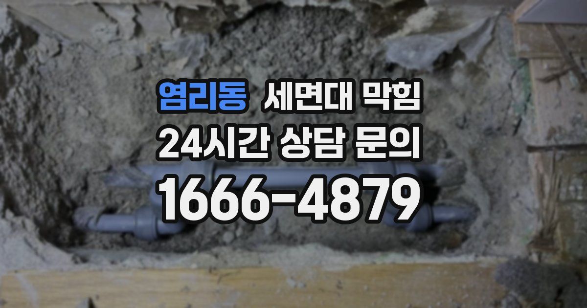 염리동 세면대 막힘