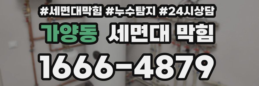 가양동 세면대 막힘