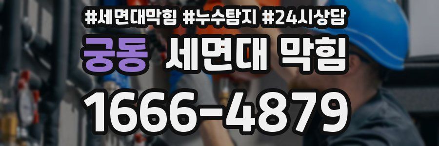 궁동 세면대 막힘