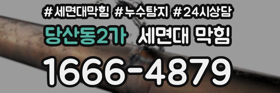 당산동2가 세면대 막힘