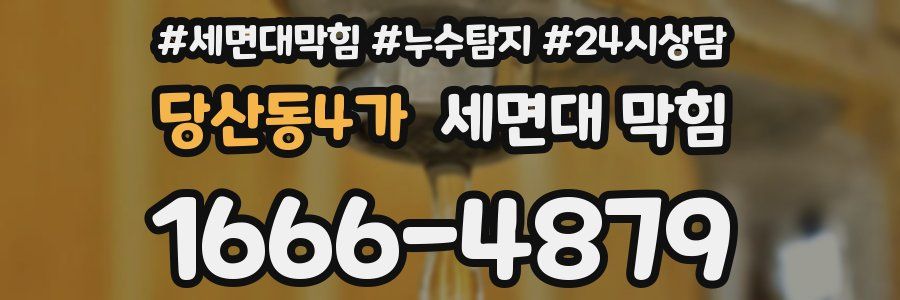 당산동4가 세면대 막힘