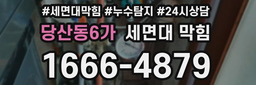 당산동6가 세면대 막힘
