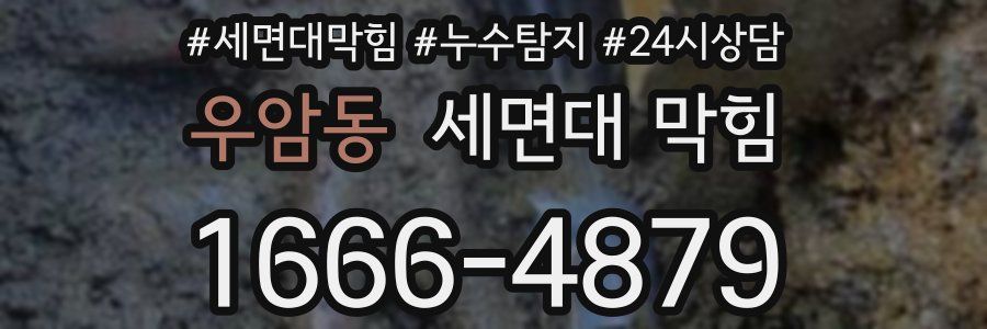 우암동 세면대 막힘