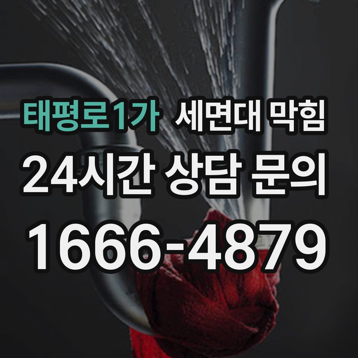 태평로1가 세면대 막힘