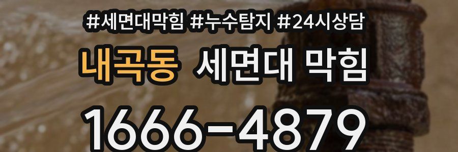 내곡동 세면대 막힘