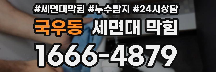 국우동 세면대 막힘