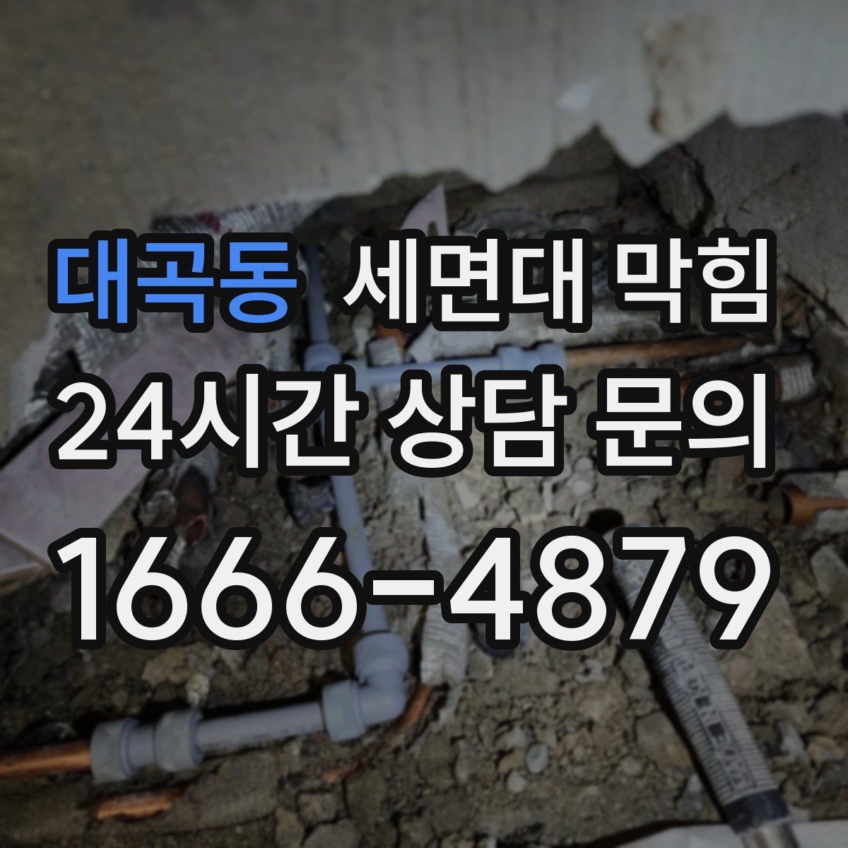 대곡동 세면대 막힘 머리카락이 엉키는 구간은 어디일까