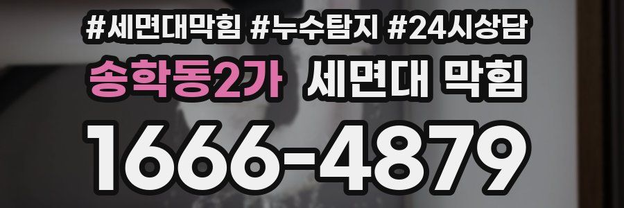 송학동2가 세면대 막힘