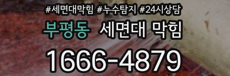 부평동 세면대 막힘