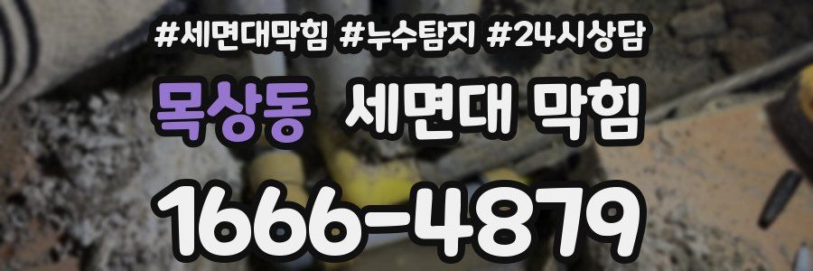 목상동 세면대 막힘