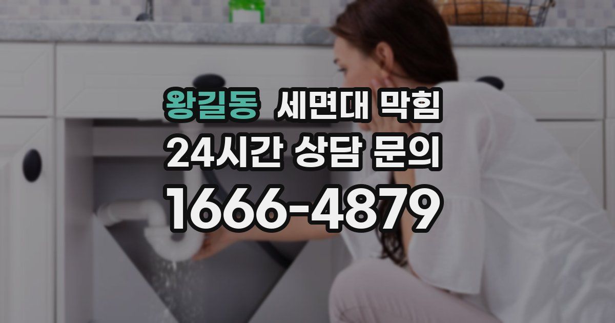 왕길동 세면대 막힘