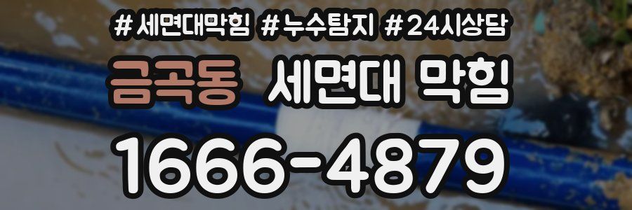 금곡동 세면대 막힘