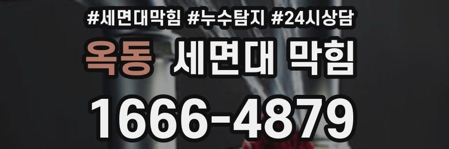 옥동 세면대 막힘