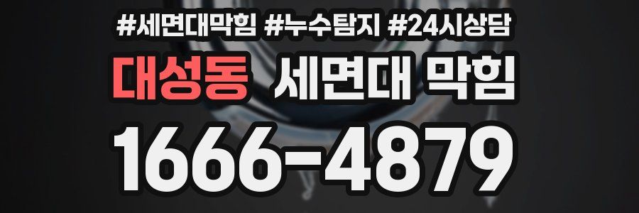 대성동 세면대 막힘