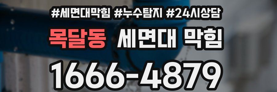 목달동 세면대 막힘