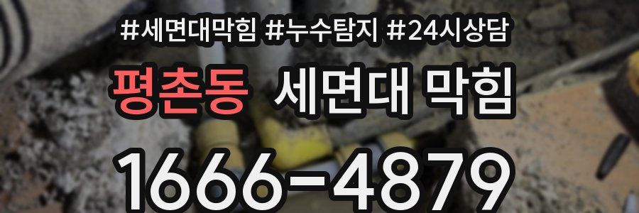 평촌동 세면대 막힘