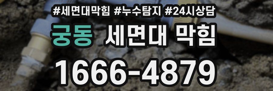 궁동 세면대 막힘