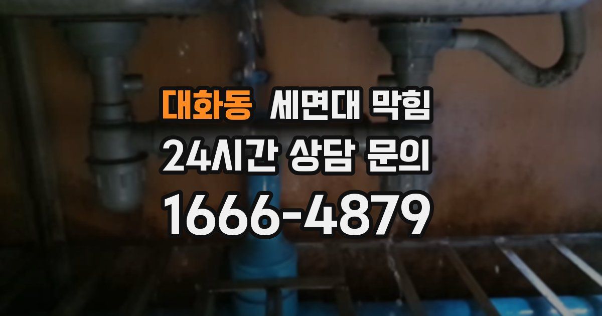 대화동 세면대 막힘