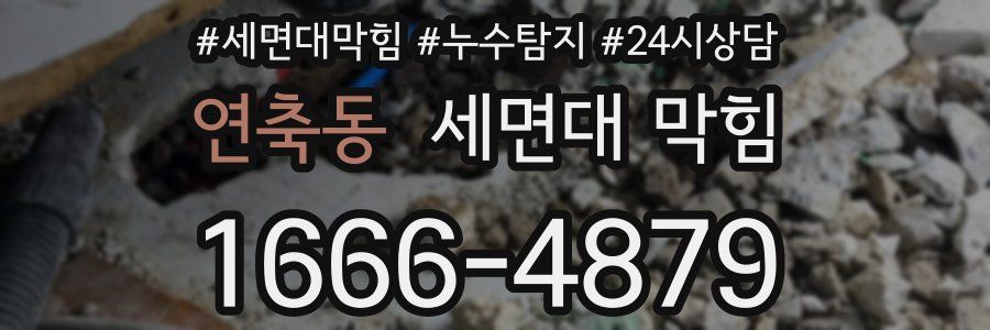 연축동 세면대 막힘