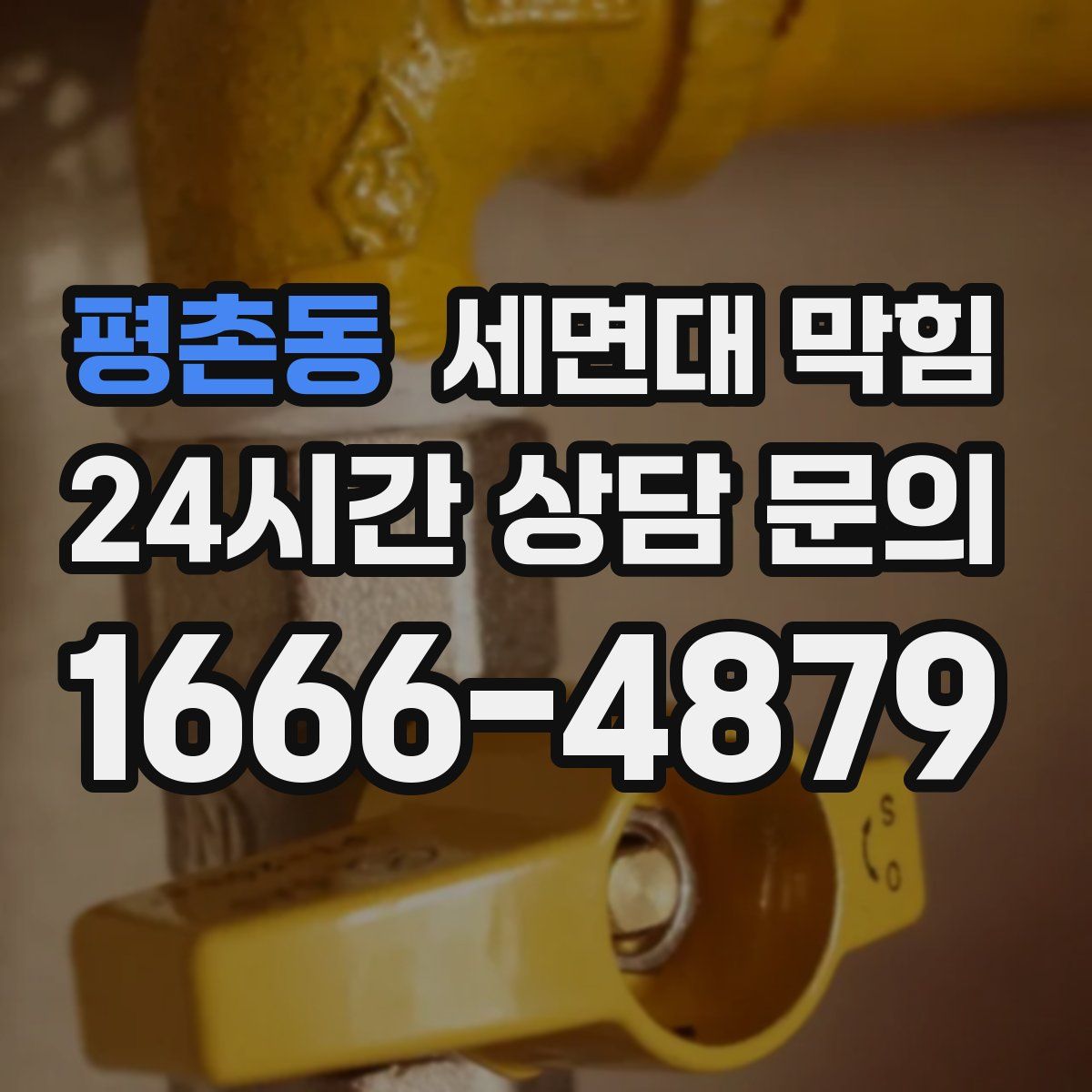 평촌동 세면대 막힘