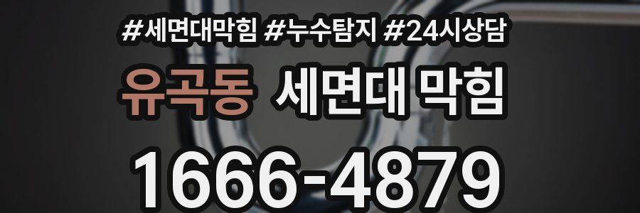 유곡동 세면대 막힘