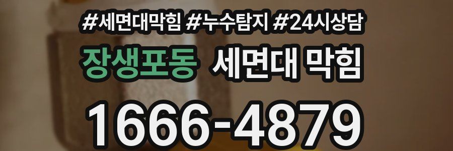 장생포동 세면대 막힘