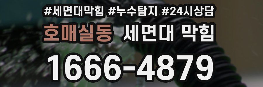 호매실동 세면대 막힘