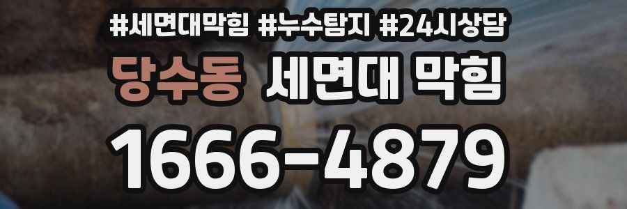 당수동 세면대 막힘