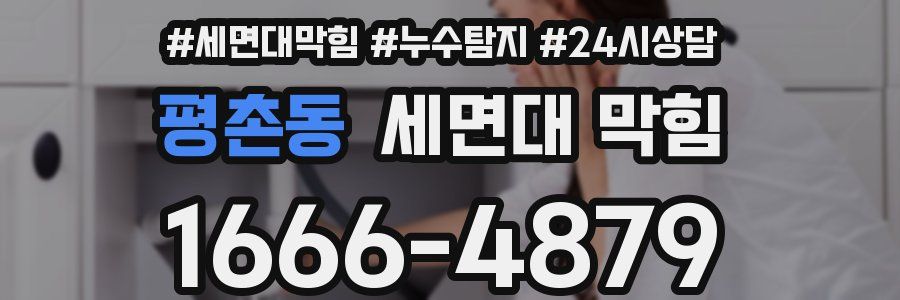 평촌동 세면대 막힘