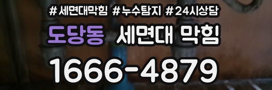 도당동 세면대 막힘