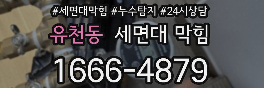 유천동 세면대 막힘