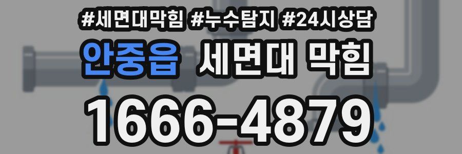 안중읍 세면대 막힘