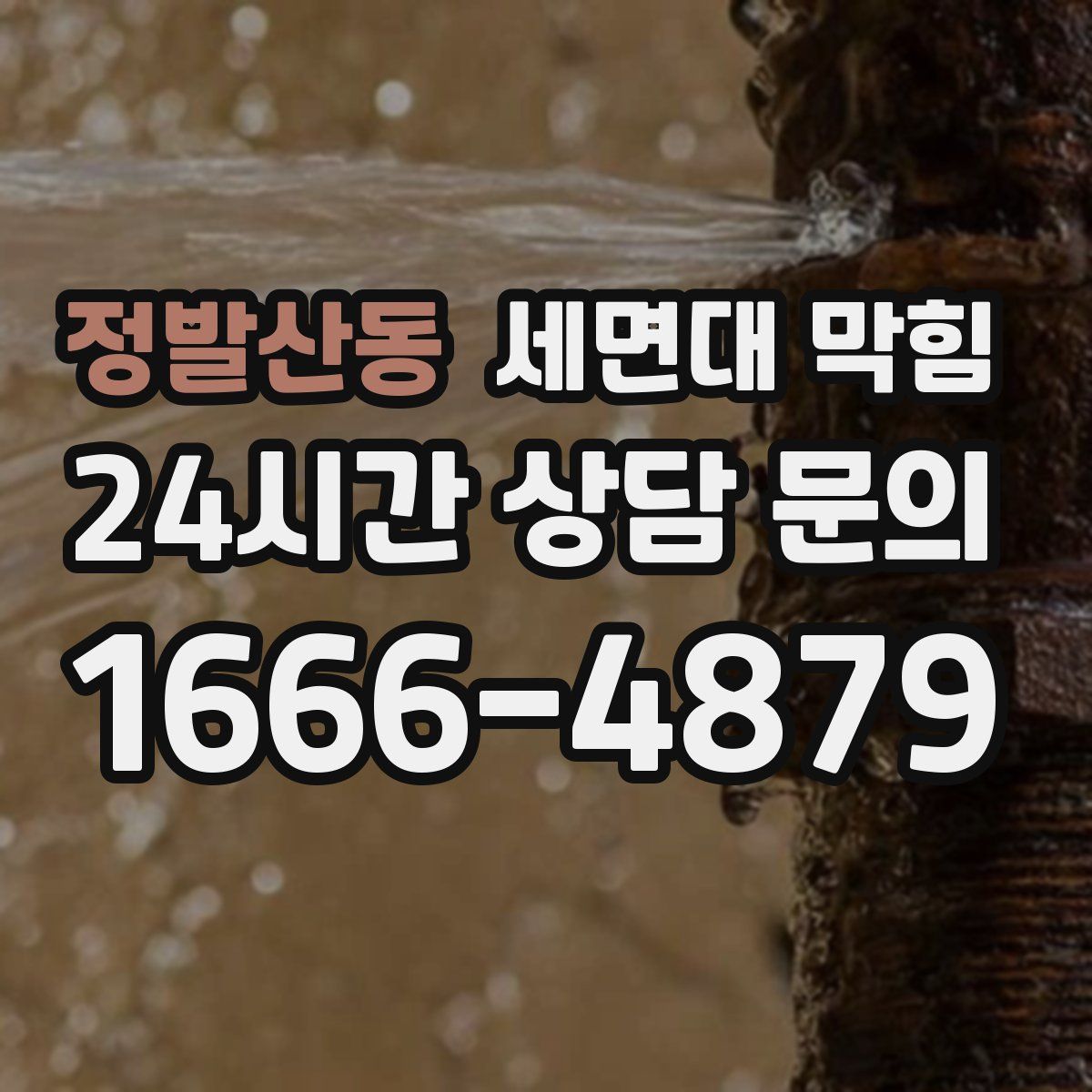 정발산동 세면대 막힘