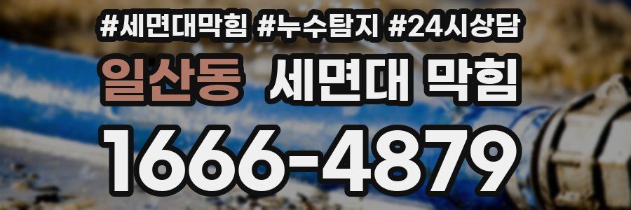 일산동 세면대 막힘
