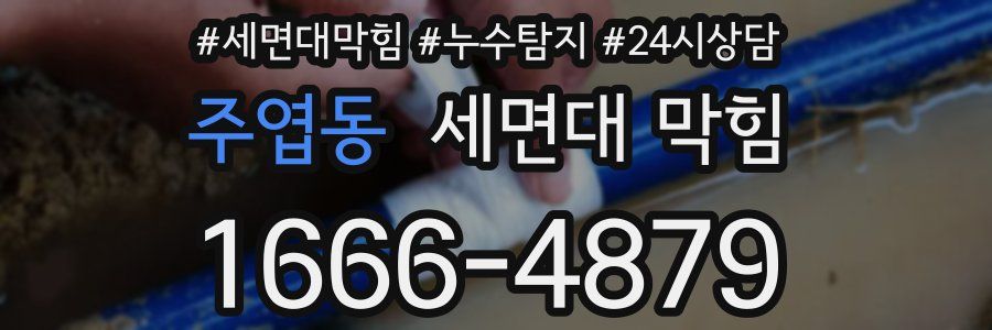 주엽동 세면대 막힘