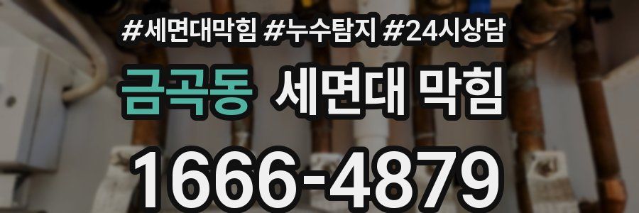 금곡동 세면대 막힘