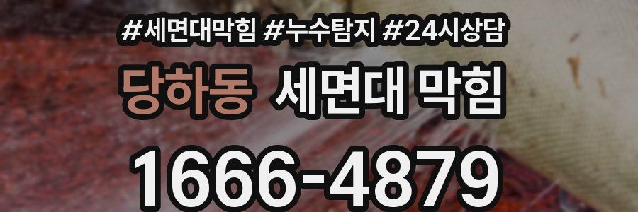 당하동 세면대 막힘