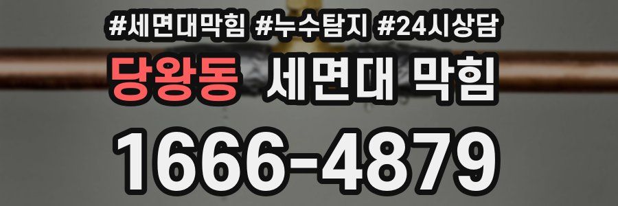 당왕동 세면대 막힘