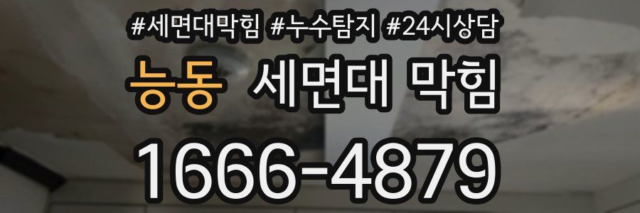 능동 세면대 막힘