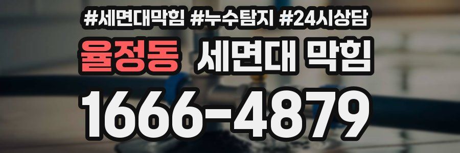 율정동 세면대 막힘