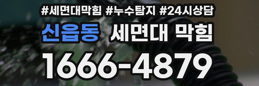 신읍동 세면대 막힘