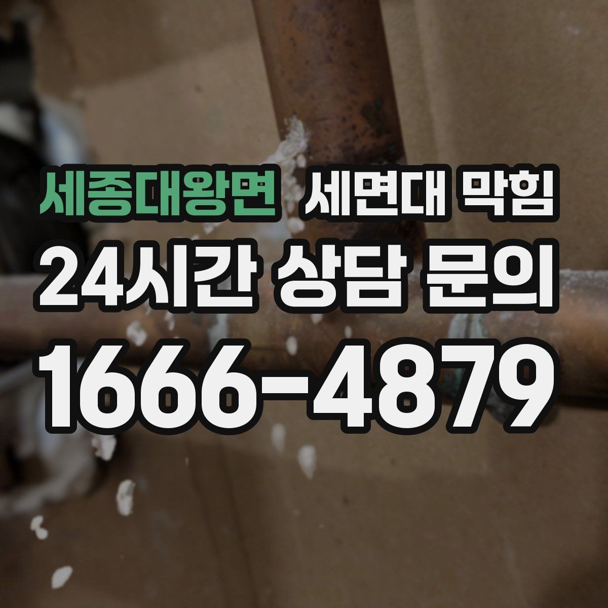 세종대왕면 세면대 막힘 아래장이 젖어 있으면 함께 확인할 것