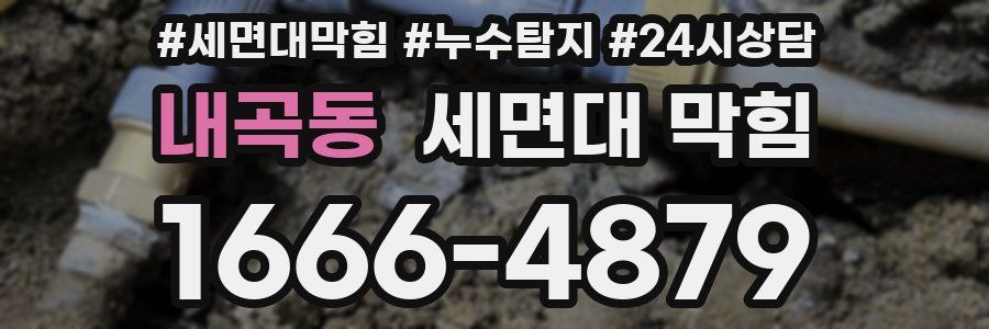 내곡동 세면대 막힘